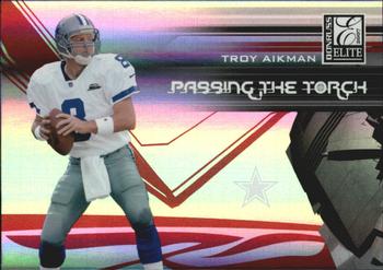 2007 Donruss Elite - Passing the Torch Red #PT-3 Troy Aikman Front