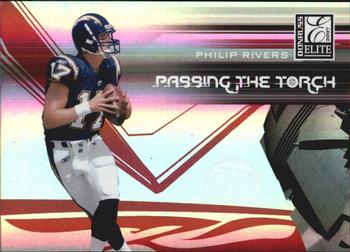 2007 Donruss Elite - Passing the Torch Red #PT-6 Philip Rivers Front