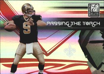 2007 Donruss Elite - Passing the Torch Red #PT-8 Drew Brees Front