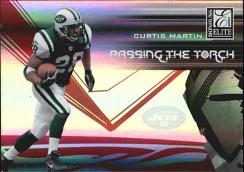2007 Donruss Elite - Passing the Torch Red #PT-9 Curtis Martin Front