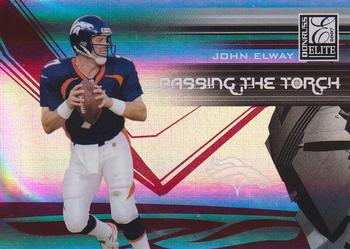 2007 Donruss Elite - Passing the Torch Red #PT-13 John Elway Front