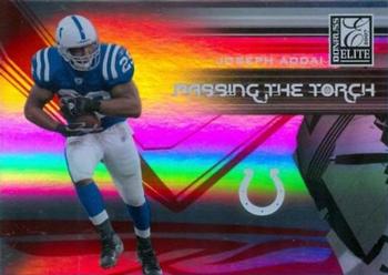 2007 Donruss Elite - Passing the Torch Red #PT-16 Joseph Addai Front