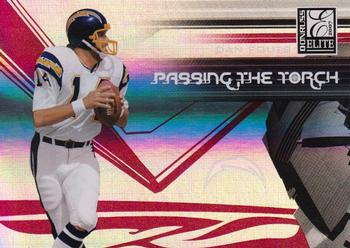 2007 Donruss Elite - Passing the Torch Red #PT-23 Dan Fouts / Philip Rivers Front