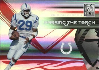 2007 Donruss Elite - Passing the Torch Red #PT-28 Eric Dickerson / Joseph Addai Front