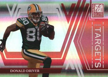 2007 Donruss Elite - Prime Targets Red #PT-8 Donald Driver Front