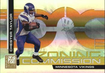 2007 Donruss Elite - Zoning Commission Gold #ZC-35 Chester Taylor Front