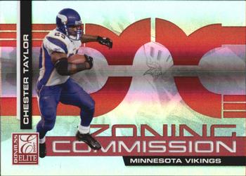 2007 Donruss Elite - Zoning Commission Red #ZC-35 Chester Taylor Front