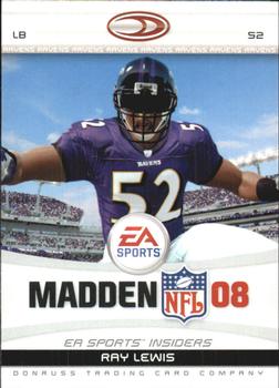 2007 Donruss Gridiron Gear - EA Sports Madden #5 Ray Lewis Front