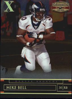 2007 Donruss Gridiron Gear - Gold Holofoil X's #91 Mike Bell Front