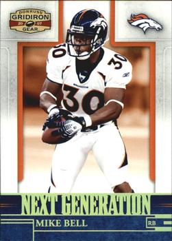 2007 Donruss Gridiron Gear - Next Generation Gold Holofoil #NG-25 Mike Bell Front