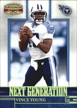 2007 Donruss Gridiron Gear - Next Generation Gold Holofoil #NG-29 Vince Young Front