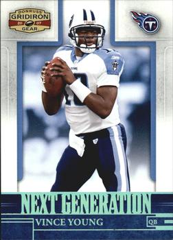 2007 Donruss Gridiron Gear - Next Generation Silver #NG-29 Vince Young Front