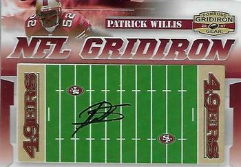 2007 Donruss Gridiron Gear - NFL Gridiron Rookie Signatures #NFL-17 Patrick Willis Front