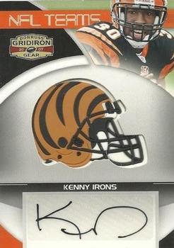 2007 Donruss Gridiron Gear - NFL Teams Rookie Signatures #2 Kenny Irons Front