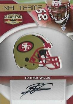 2007 Donruss Gridiron Gear - NFL Teams Rookie Signatures #17 Patrick Willis Front