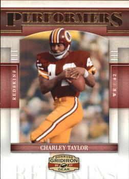2007 Donruss Gridiron Gear - Performers Gold #P-9 Charley Taylor Front