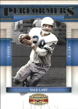 2007 Donruss Gridiron Gear - Performers Gold #P-36 Yale Lary Front