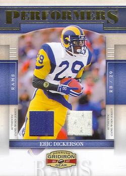 2007 Donruss Gridiron Gear - Performers Jerseys Combos #P-16 Eric Dickerson Front