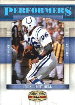 2007 Donruss Gridiron Gear - Performers Platinum #P-26 Lydell Mitchell Front