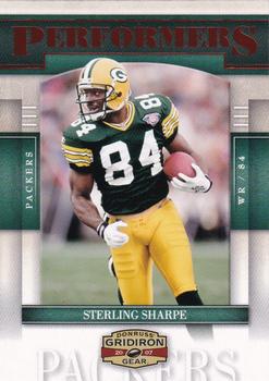 2007 Donruss Gridiron Gear - Performers Red #P-31 Sterling Sharpe Front