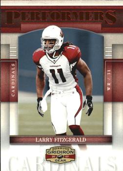 2007 Donruss Gridiron Gear - Performers Red #P-50 Larry Fitzgerald Front