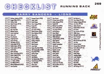 1998 Score #269 Barry Sanders Back
