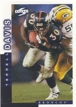 1998 Score #32 Terrell Davis Front