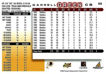 1998 Score #55 Darrell Green Back