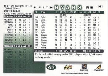 1998 Score #141 Keith Byars Back