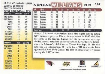 1998 Score #147 Aeneas Williams Back