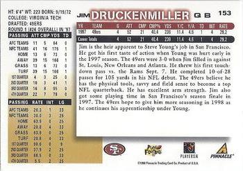 1998 Score #153 Jim Druckenmiller Back