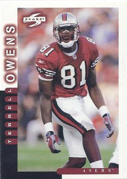 1998 Score #159 Terrell Owens Front