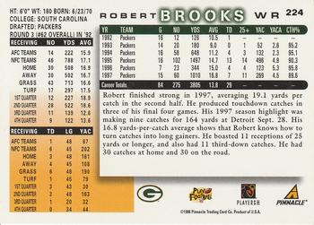 1998 Score #224 Robert Brooks Back