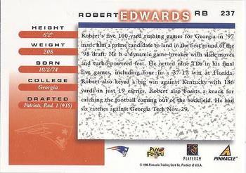1998 Score #237 Robert Edwards Back