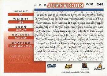 1998 Score #248 Joe Jurevicius Back