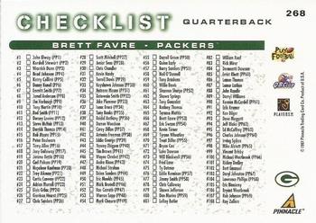 1998 Score #268 Brett Favre Back