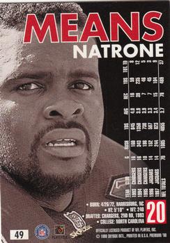 1998 SkyBox Premium #49 Natrone Means Back