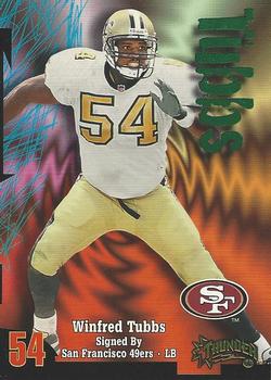 1998 SkyBox Thunder #30 Winfred Tubbs Front