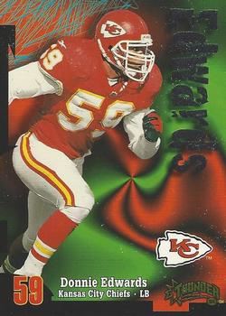 1998 SkyBox Thunder #47 Donnie Edwards Front