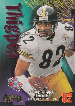 1998 SkyBox Thunder #54 Yancey Thigpen Front