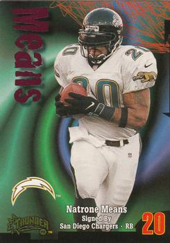 1998 SkyBox Thunder #61 Natrone Means Front