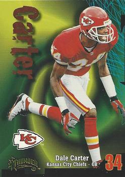 1998 SkyBox Thunder #85 Dale Carter Front