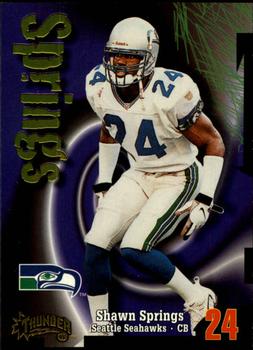 1998 SkyBox Thunder #109 Shawn Springs Front