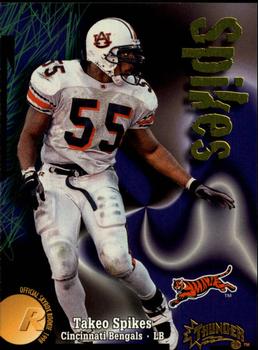 1998 SkyBox Thunder #247 Takeo Spikes Front