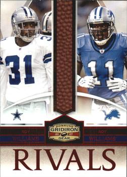 2007 Donruss Gridiron Gear - Rivals Red #R-7 Roy Williams / Roy Williams Front