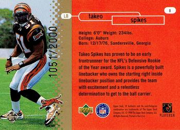 1998 SP Authentic #8 Takeo Spikes Back