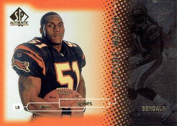 1998 SP Authentic #8 Takeo Spikes Front