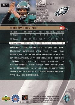 1998 SP Authentic #102 Bobby Hoying Back