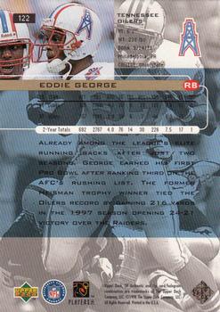 1998 SP Authentic #122 Eddie George Back