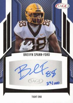 2024 SAGE HIT - Autographs Gold #A-BSF Brevyn Spann-Ford Front